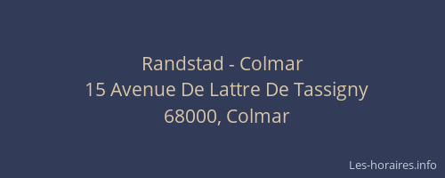 Randstad - Colmar