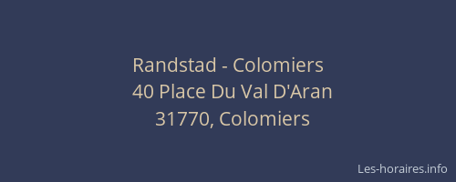 Randstad - Colomiers