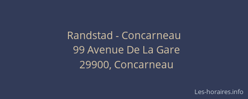 Randstad - Concarneau