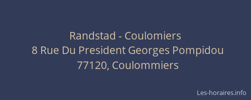 Randstad - Coulomiers