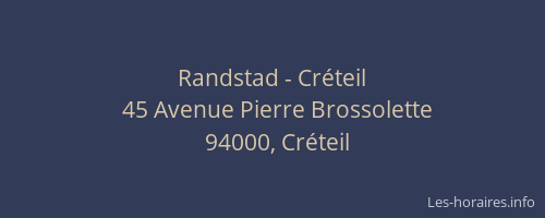 Randstad - Créteil