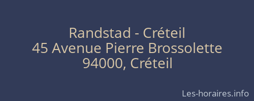 Randstad - Créteil