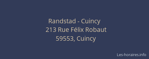 Randstad - Cuincy
