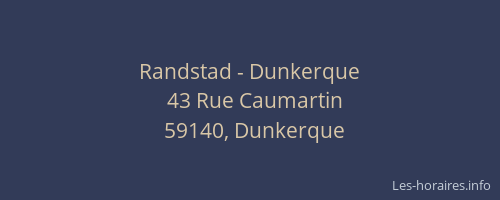 Randstad - Dunkerque