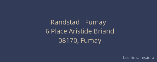 Randstad - Fumay