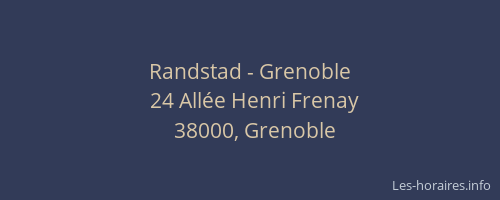 Randstad - Grenoble