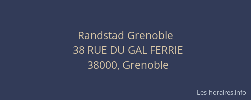 Randstad Grenoble