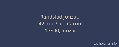 Randstad Jonzac