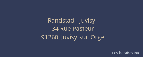 Randstad - Juvisy