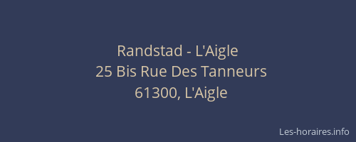 Randstad - L'Aigle