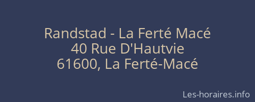 Randstad - La Ferté Macé