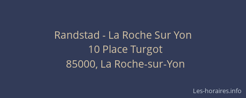 Randstad - La Roche Sur Yon