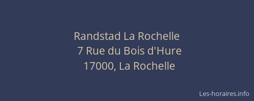 Randstad La Rochelle