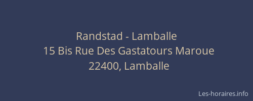 Randstad - Lamballe