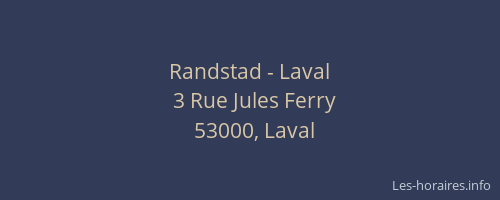 Randstad - Laval