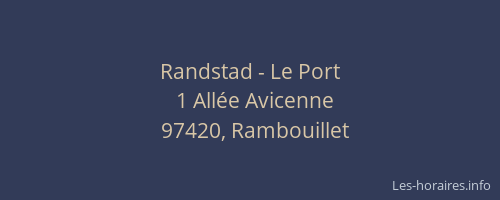 Randstad - Le Port