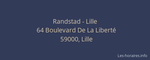 Randstad - Lille