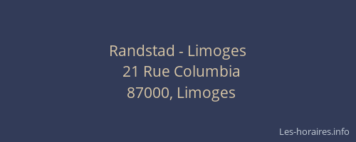 Randstad - Limoges