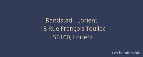 Randstad - Lorient