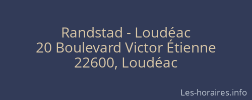 Randstad - Loudéac