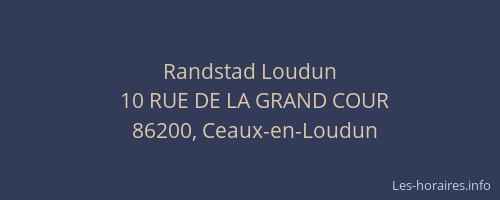 Randstad Loudun
