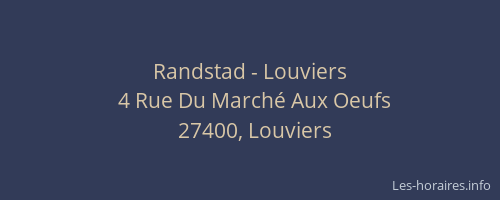 Randstad - Louviers