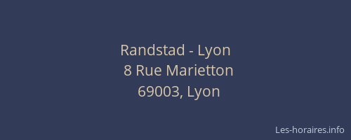 Randstad - Lyon