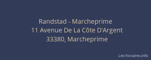 Randstad - Marcheprime