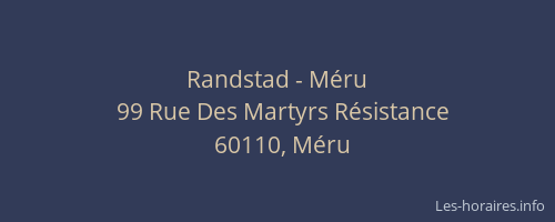 Randstad - Méru