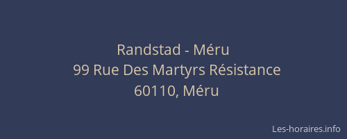 Randstad - M&eacute;ru