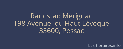 Randstad Mérignac
