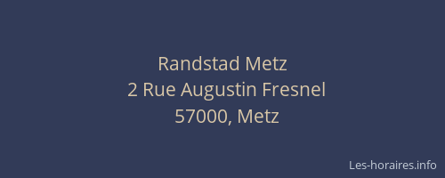 Randstad Metz