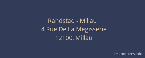 Randstad - Millau