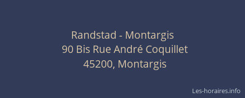Randstad - Montargis