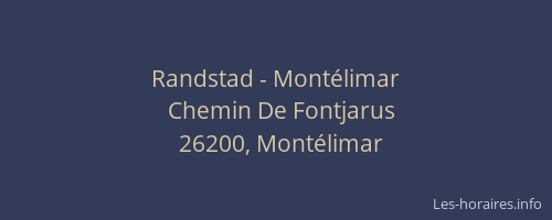 Randstad - Montélimar