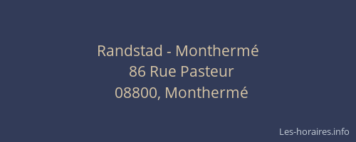 Randstad - Monthermé