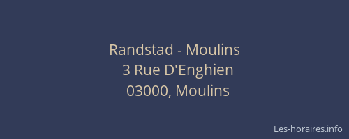 Randstad - Moulins