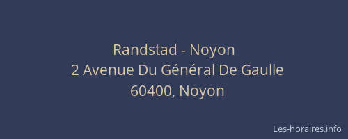 Randstad - Noyon