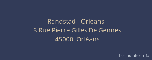 Randstad - Orléans