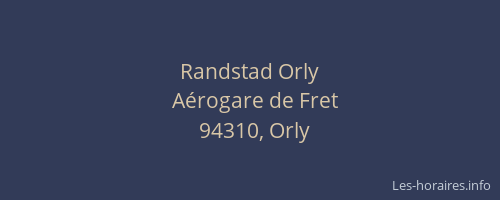 Randstad Orly