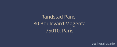 Randstad Paris