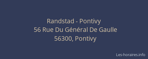 Randstad - Pontivy