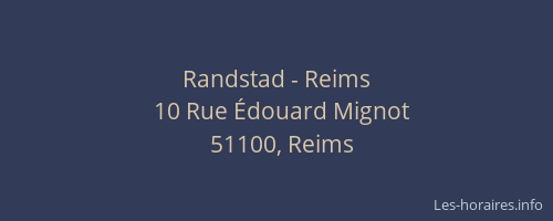 Randstad - Reims