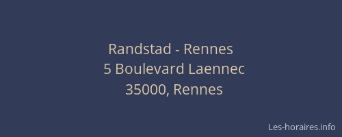 Randstad - Rennes