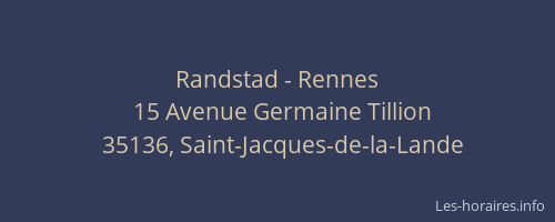 Randstad - Rennes