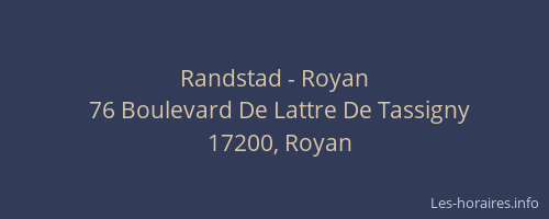 Randstad - Royan