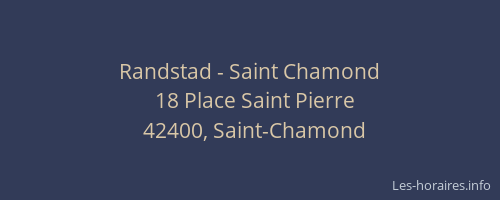 Randstad - Saint Chamond