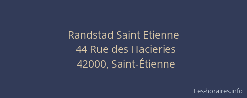 Randstad Saint Etienne