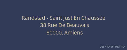 Randstad - Saint Just En Chaussée