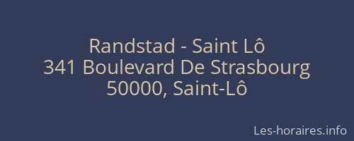 Randstad - Saint Lô